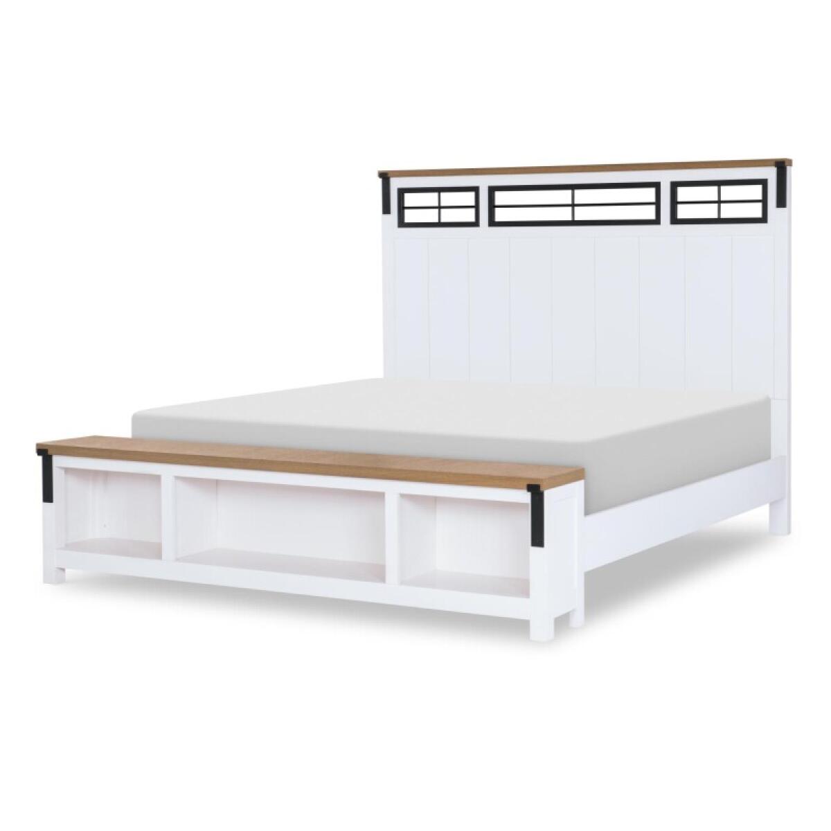 Complete Two Tone Panel Bed Queen 5/0 Beds Beds 2 Complete Two Tone Panel Bed Queen 5/0 Beds Beds 2