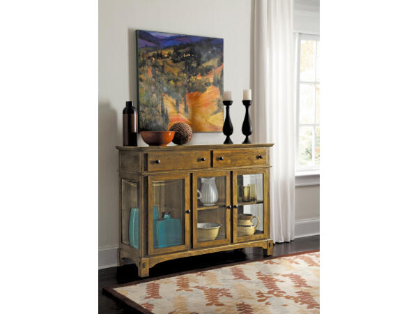 Laurelhurst Rustic Oak 3 Door Server – LAURO9020 Dining Storage A-America