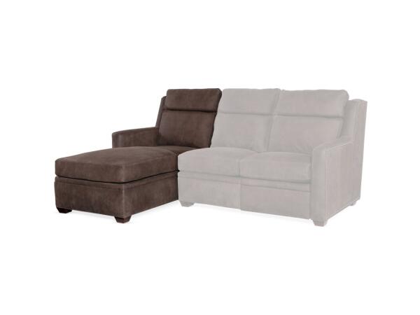 Sectionals 203 Revelin Stationary Sectional with Two-Piece Back Sectionals Bradington-Young