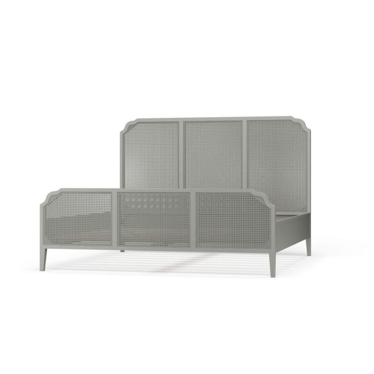 db018f0958359dfe9636eeee3c9c677e Marisol Bed W/ Rattan - Image 1