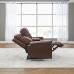 Avery Loveseat w/Console P2 – Cognac Loveseats Brown 17