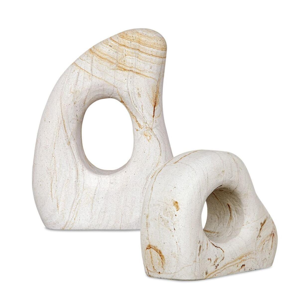 db1a4c5b4fd143f82c3eda07464a1a62 Stone Flow Indoor-outdoor Sculptures, S/2 - Image 1
