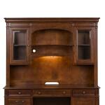 Brayton Manor Jr Executive Credenza Hutch Office Storage Brown 17