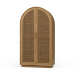 Vannes Wardrobe W/ Rattan Door