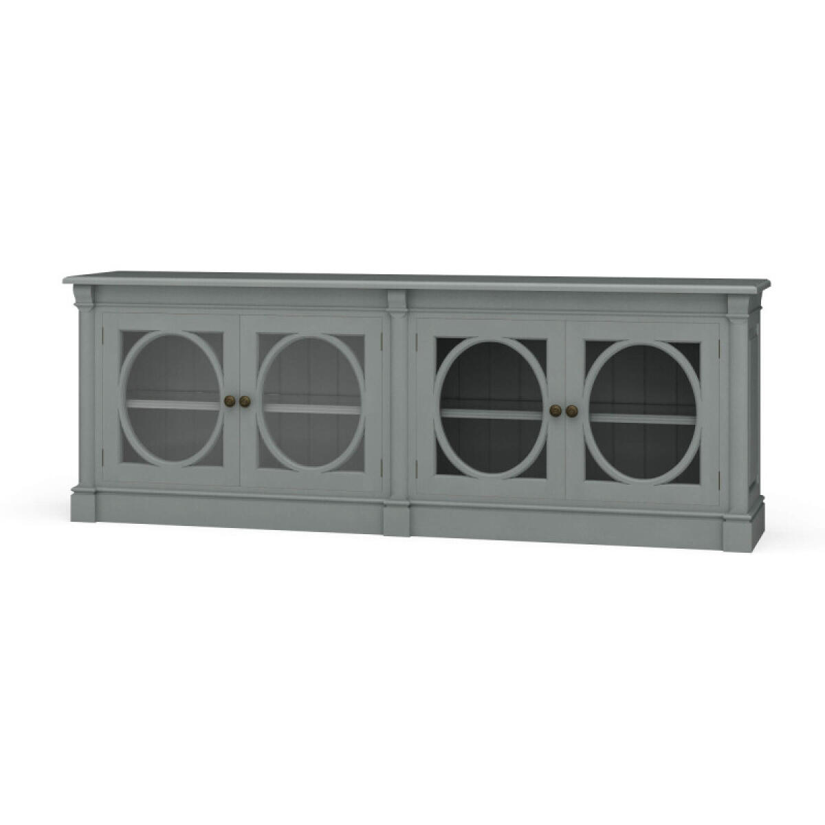 db5cbc34d6ea55ebaccd7b2ce5635ad8 Fiona 4 Door Buffet W/ Glass Shelves - Image 1