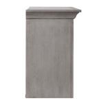 Ocean Isle Hutch Dining Storage Antique White w/ Weathered Pine 12