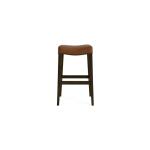 Vail Leather Saddle Bar Stool - Image 3