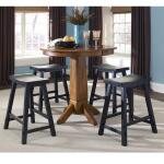 Creations 24 Inch Sawhorse Counter Stool – Black (RTA) Barstools Barstools 17