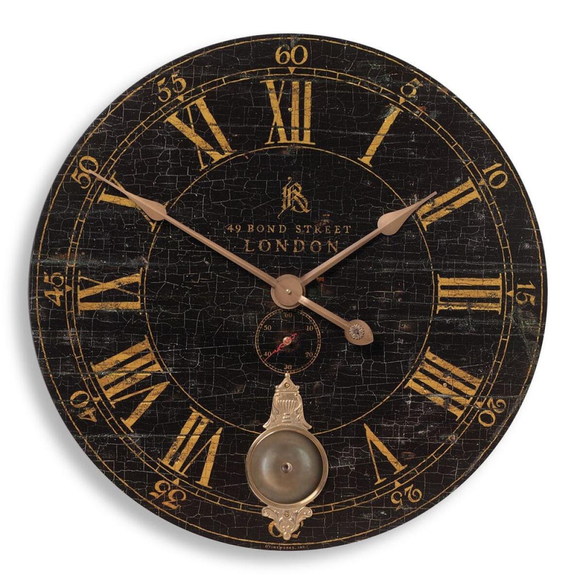 dbce7bce53ae6ceaf67153c7ddff475b Bond Street 30" Wall Clock - Image 1