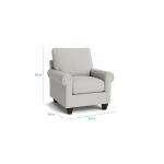 True Custom™ True Custom® Panel Arm Accent Chair