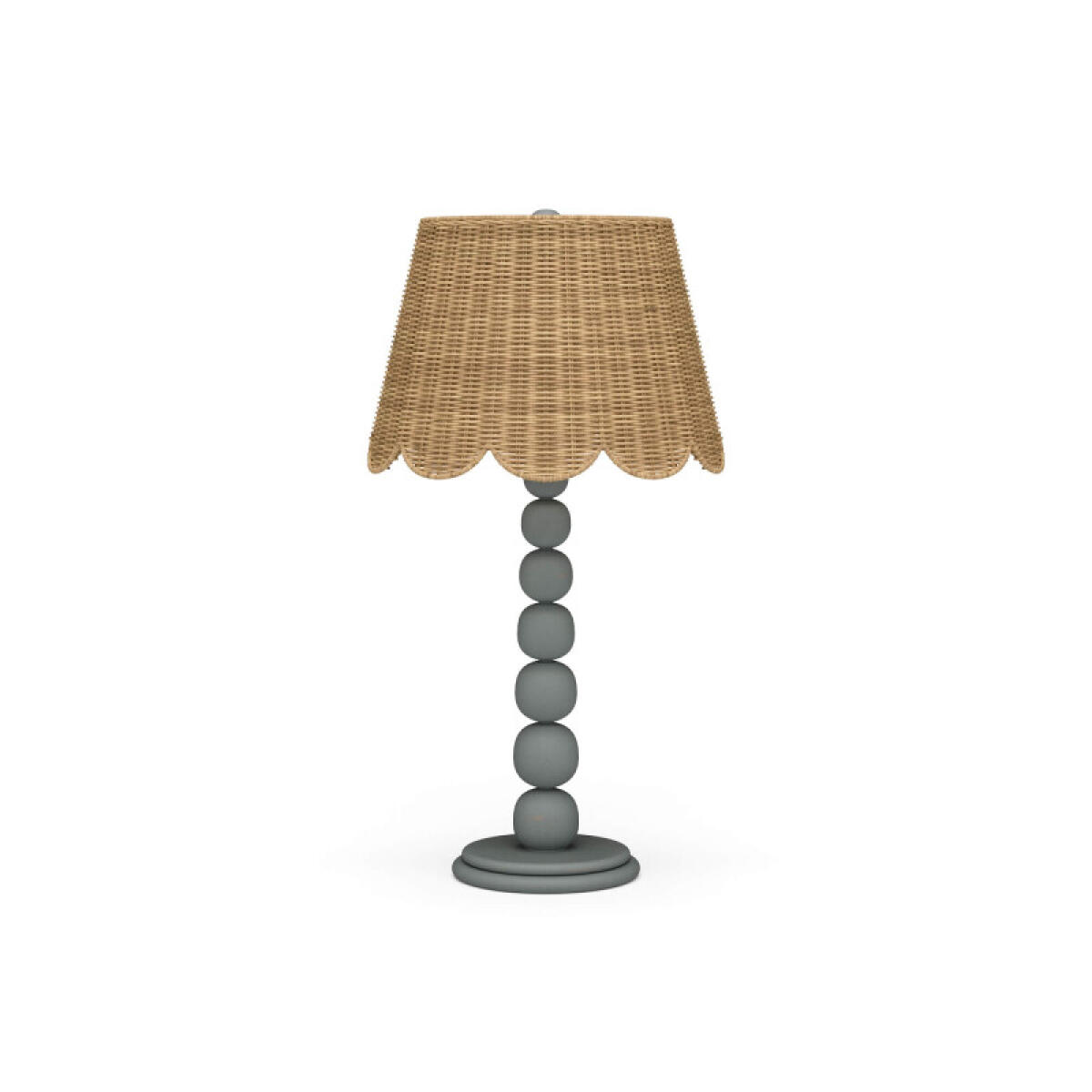 dbd7f2d846d20549bd789b2c5e4072a0 Cholet Table Lamp W/ Scalloped Shade - Image 1