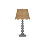Cholet Table Lamp W/ Scalloped Shade