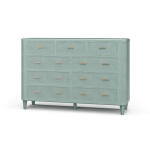 Lexington 9 Drawer Dresser W/ Rattan - Image 2