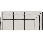 Sectionals 206 Robinson Reclining Sectional with One-Piece Back - Image 20