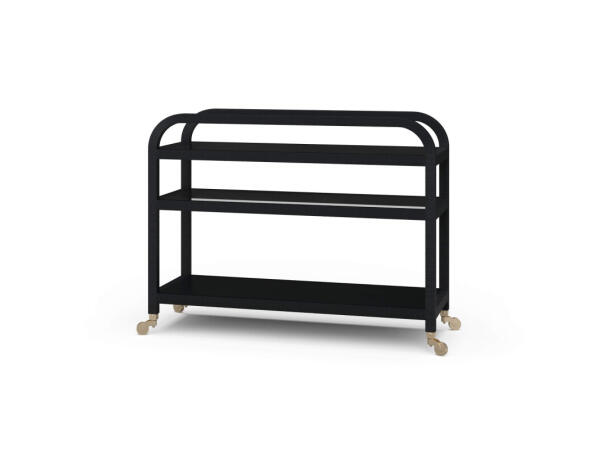 Vannes Bar Cart W/ Rattan Bar Furniture Bar Furniture