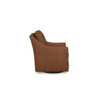 Sloan Leather Slope Arm Swivel Glider Chair - Image 4