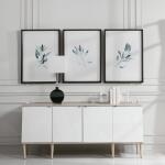 Simple Sage Framed Prints, S/3 - Image 3