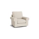 True Custom™ True CustomÂ® Large Roll Arm Swivel Chair Chairs Alabaster 10