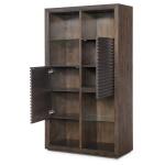 Display Cabinet Dining Storage Brown 10