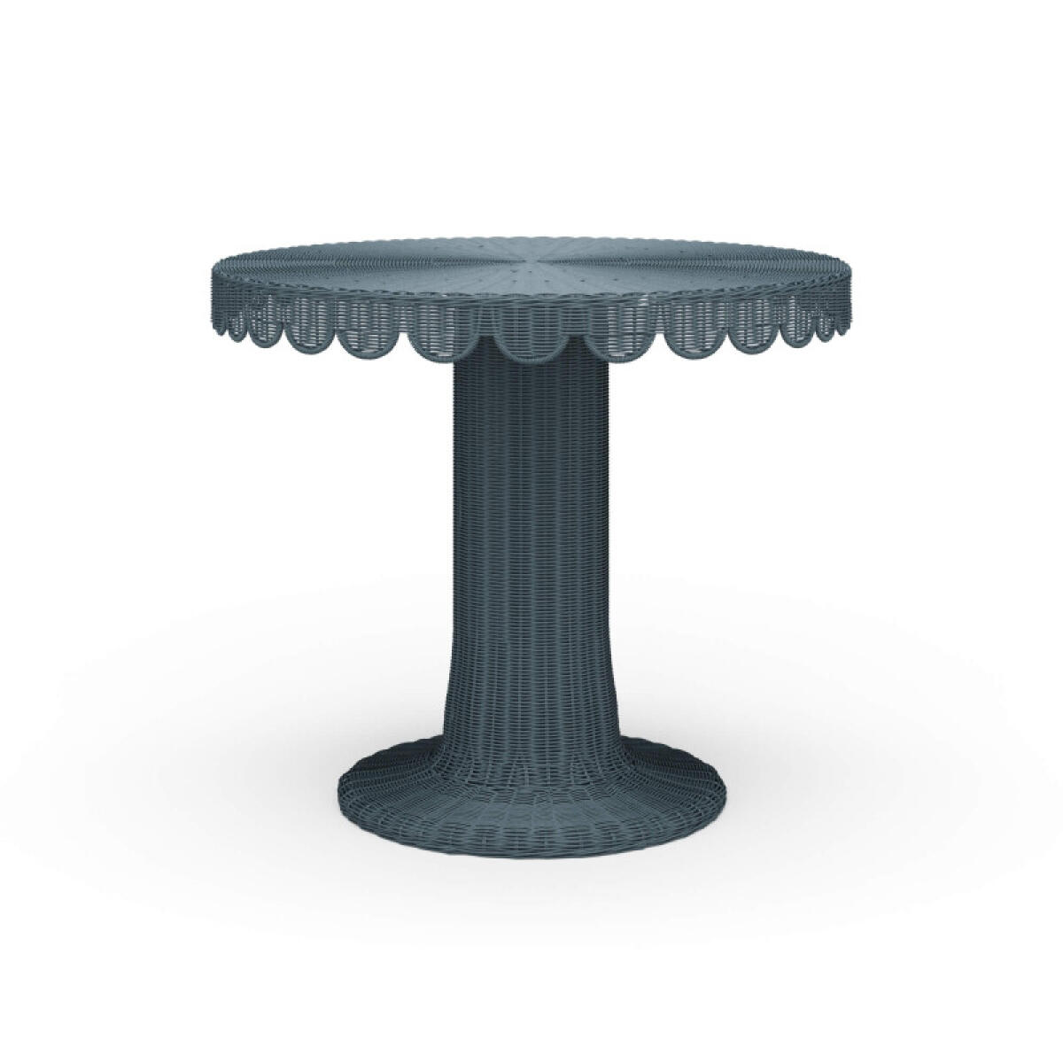dcb3ae186bec5f7683e2f0ef508eb326 Scalloped Round Bistro Table - Image 1