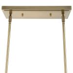 Mistie, 8 Lt Linear Chandelier Lighting Gold 24