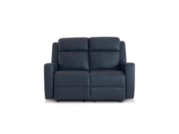 Norwood Leather Power Reclining Loveseat Recliners Bassett Furniture