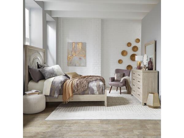 Belmar Queen Panel Bed, Dresser & Mirror Bedroom Sets Bedroom Sets