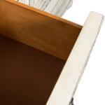 Magnolia Manor 2 Drawer Night Stand Nightstands Antique White & Weathered Bark 19