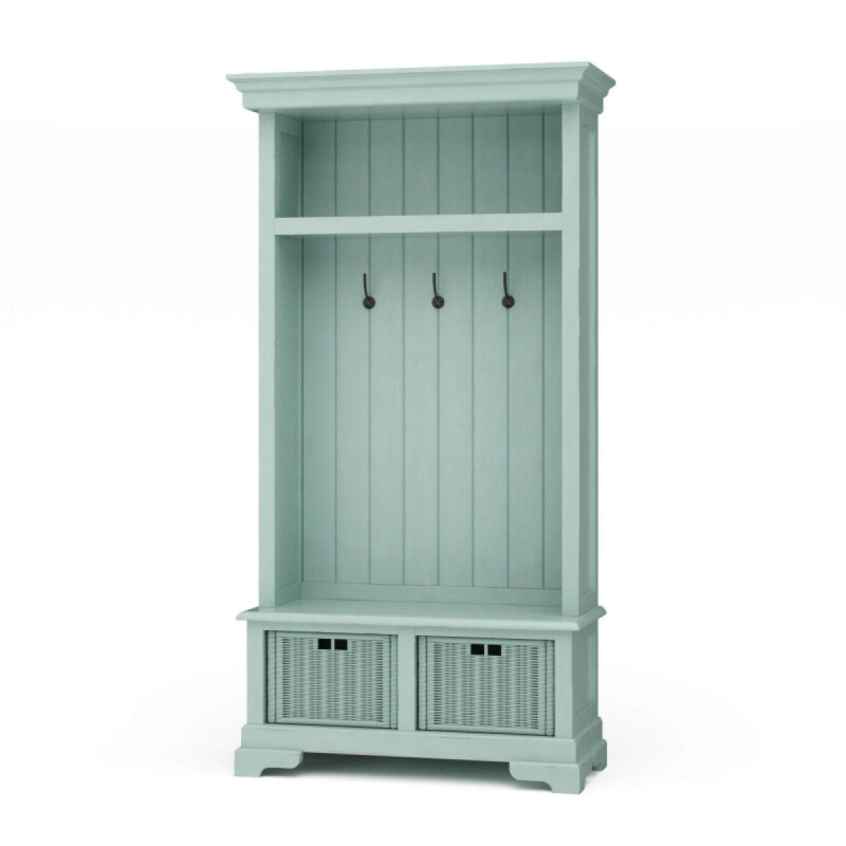 dd3f6ce2a9f34d3bbca553699e474d70 Homestead Hallstand W/ Rattan Baskets - Image 1