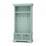 Homestead Hallstand W/ Rattan Baskets