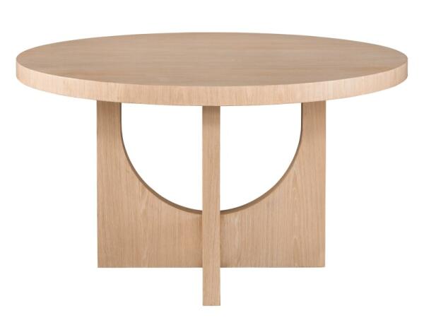 Modern Callon Round Dining Table Dining Tables Cream 16