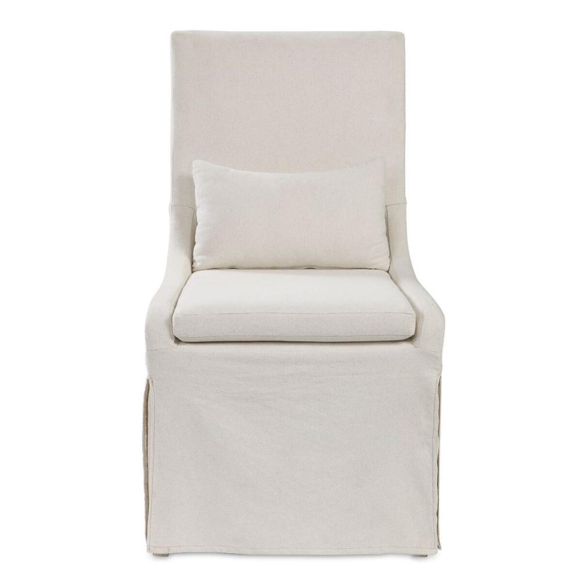 dd4b79e2171e0f7b5d0a8ec6cc88b8d3 Coley Armless Chair, Linen - Image 1