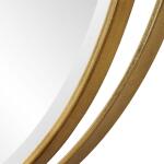 Rhodes Round Mirror Mirrors Gold 14
