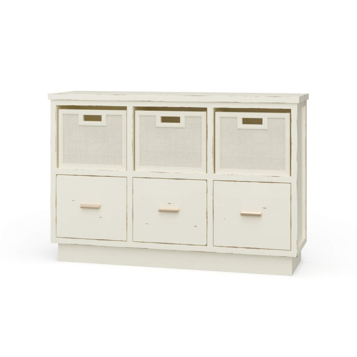 dd74e58debf1478784755653fa922ad8 Dakota Storage Unit W/ 3 Drawers & Rattan Baskets - Image 1