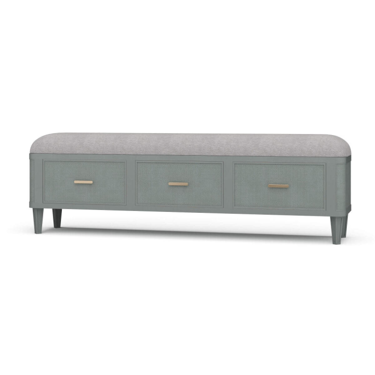 dd8d80118650f48d1134c8bcdce266da Lexington Bench W/ Rattan - Image 1