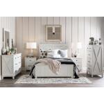 Complete Panel Bed Full 46 White Finish - Image 3