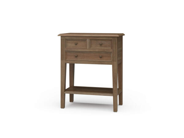 Eton 3 Drawer Side Table Chairside Tables Bramble
