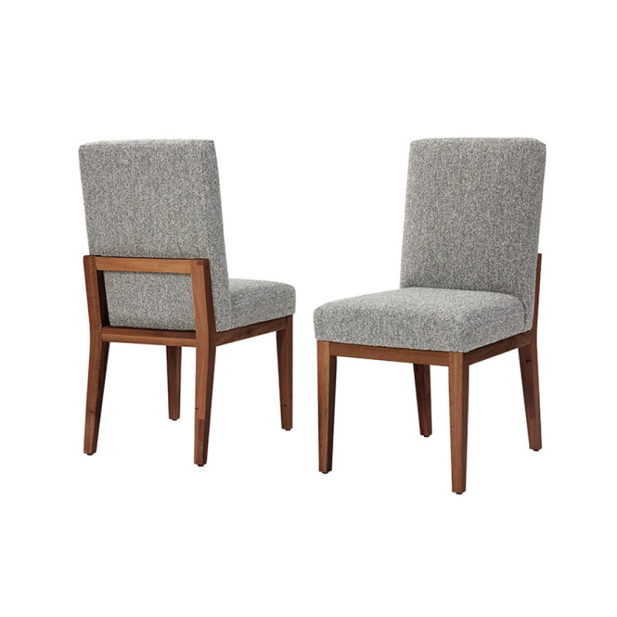 ddd3643e3b1b496f71dfba4313062007 Dovetail Dining Upholstered Side Chair Charcoal Fabric - 752-030D - Image 1