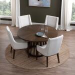 Brunswick Round Dining Table Dining Tables Brown 12