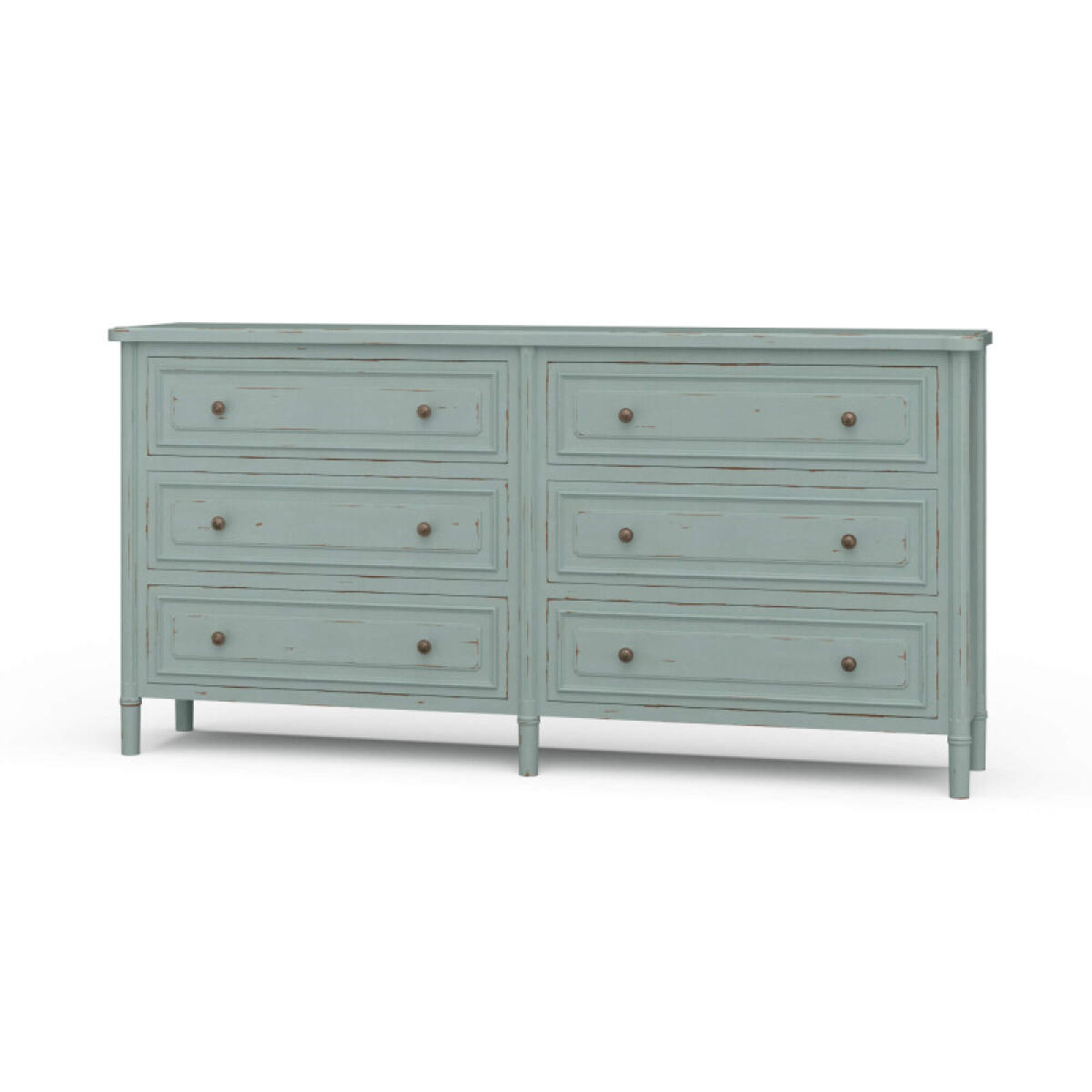 Nantes 6 Drawer Dresser Dressers Blue 2 Nantes 6 Drawer Dresser Dressers Blue 2