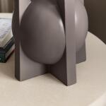 2 Drawer Nightstand With Stone Top Nightstands Brown 21