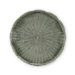 Scalloped Round Rattan Tray - Image 5
