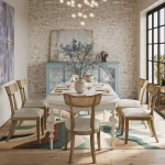 Kraton Butterfly Oval Extension Dining Table 80- 102" - Image 3