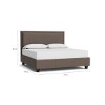 Manhattan Leather Upholstered Storage Bed - Image 5