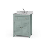 Shutter Vanity W/ Sink & Marble Top - Image 2