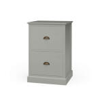 Emerson 2 Drawer Filing Cabinet Office Storage Bramble 8