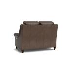 Magnificent Motion Leather Roll Arm Reclining Loveseat Sofas Bassett Furniture 13