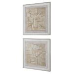 Unpredictable Hand Painted Canvases, S/2 - Image 5