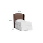 Paris Leather Upholstered Bed - Image 6