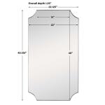 Lennox Mirror, Brass Mirrors Brass 17